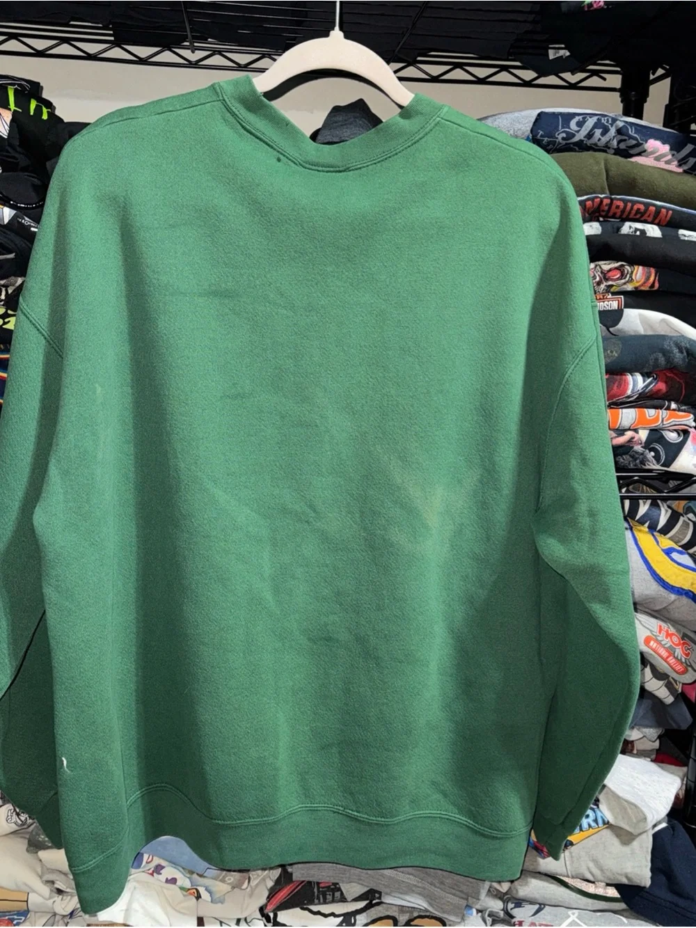 Vintage 90s Disney Tigger “ Full Of Enthusiasm” Green Crewneck L
